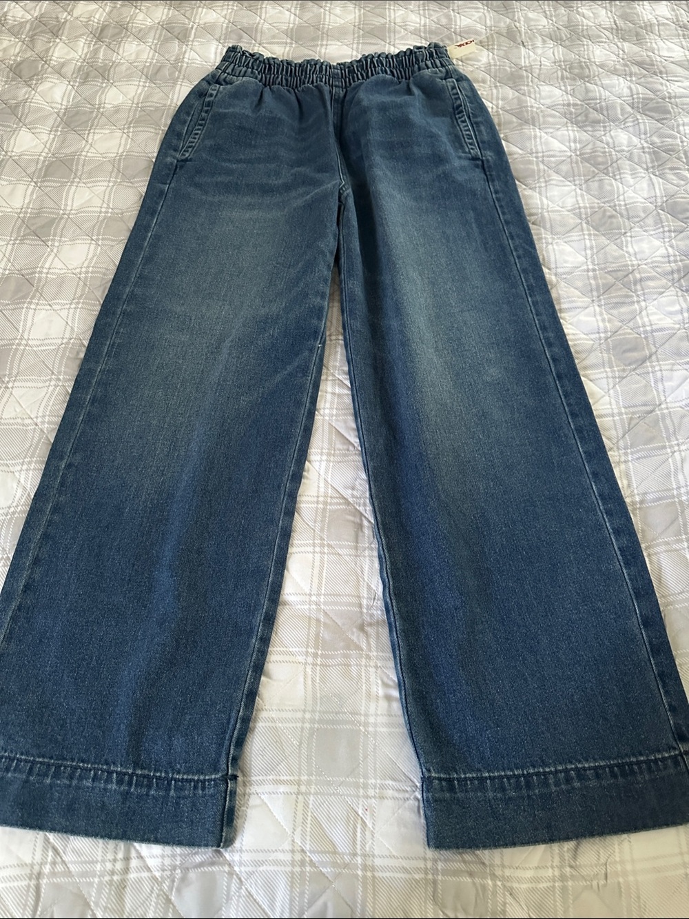 American Eagle women’s  Elastic Waist Dark Blue Jeans